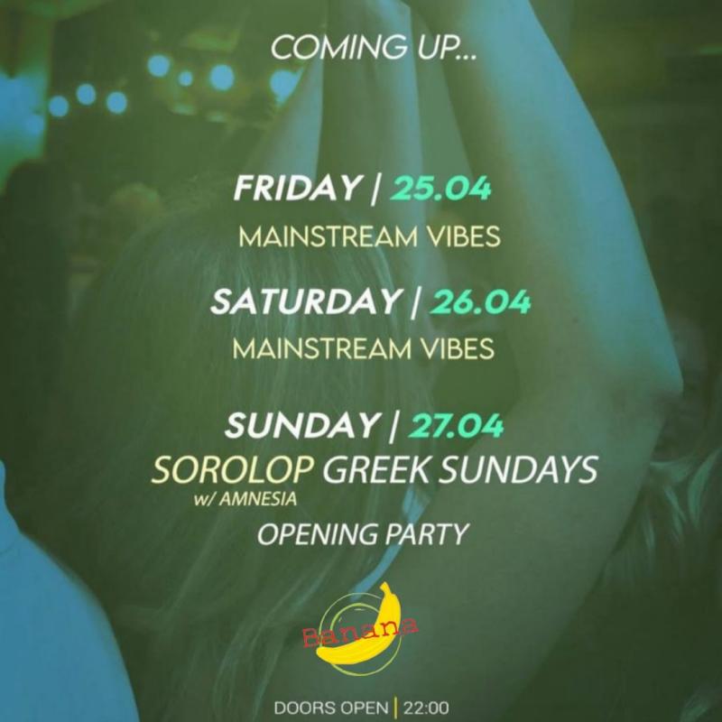 Banana Club Athens - New Events