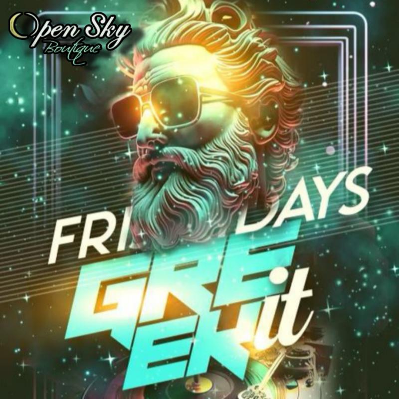 Open Sky Boutique - Greek it Fridays