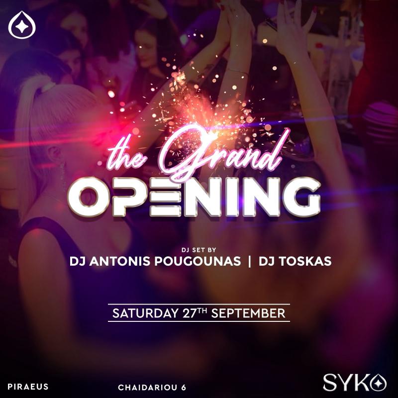 Παλαιότερο event: Syko Night Club - Grand Opening στο Syko Night Club