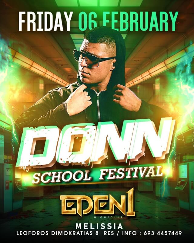 Αφίσα για το Event: Eden1 - Donn