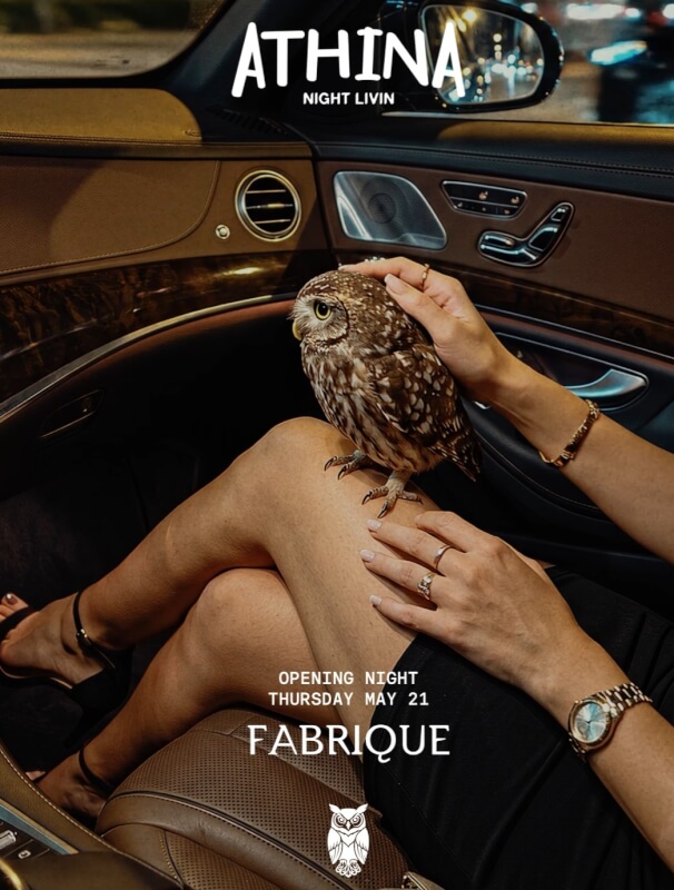 Fabrique Athina Night Livin at Athina Night Livin